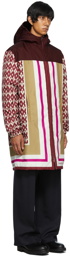 Valentino Multicolor Foulard Print Coat