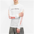 Acne Studios Men's Etez Sports Long Sleeve T-Shirt in Optic White