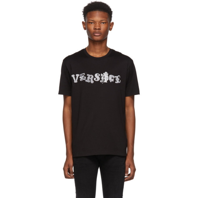 Photo: Versace Black Logo T-Shirt