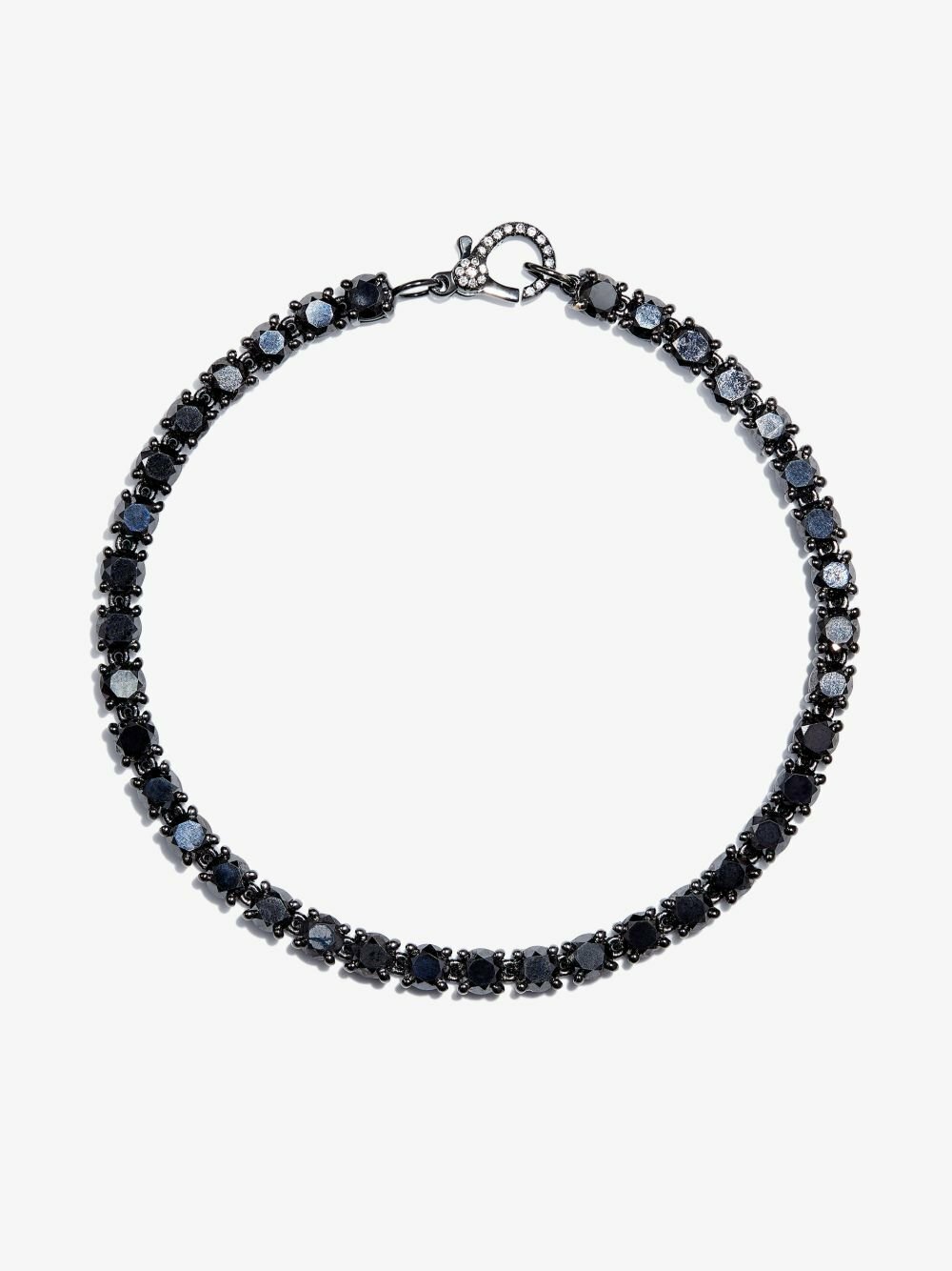 SHAY 18K Black Gold Diamond Tennis Bracelet