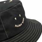 Paul Smith Men's Happy Bucket Hat in Black
