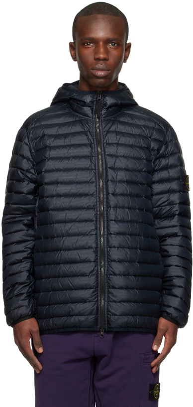 Photo: Stone Island Navy Packable Down Jacket