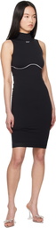 Off-White Black Stamp Seamless Minidress