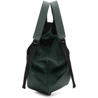 132 5. ISSEY MIYAKE Green Unstrucured Layered Backpack