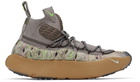 Nike Beige & Gray ISPA Sense Flyknit Sneakers