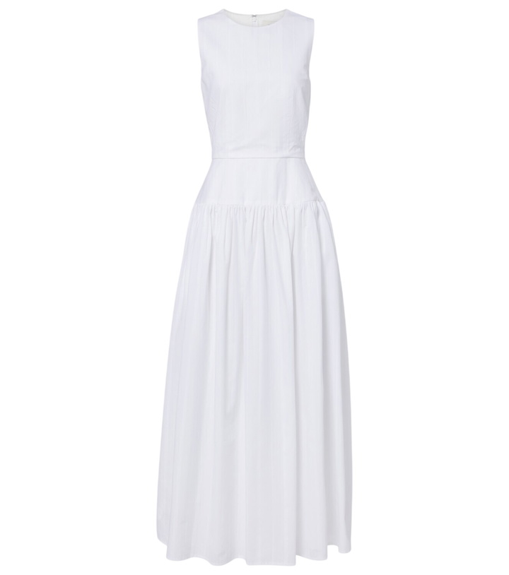Photo: Loulou de Saison Ama cotton poplin maxi dress