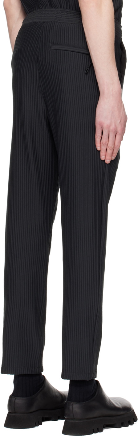 meanswhile Black Uneven Trousers
