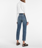 Toteme - Mid-rise twisted-seam straight jeans