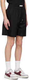 Valentino Black Patch Shorts