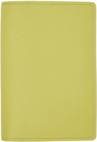 Maison Margiela Yellow Leather Passport Holder