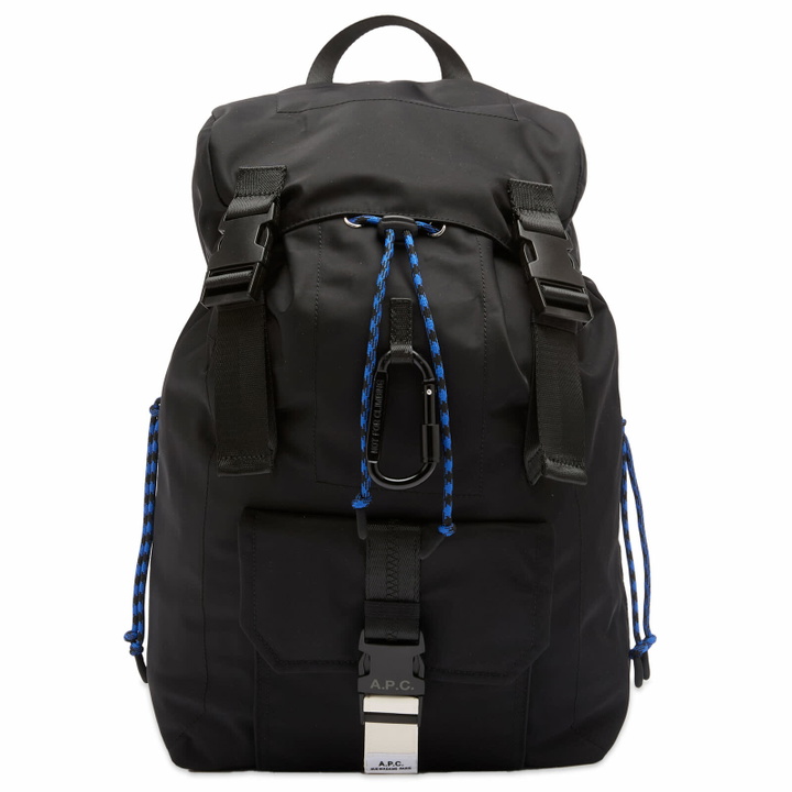 Photo: A.P.C. Men's Trek Backpack in Black 