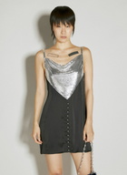 Rabanne Contrast Panel Mini Dress