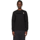 Moncler Black Logo Cotton Sweatshirt
