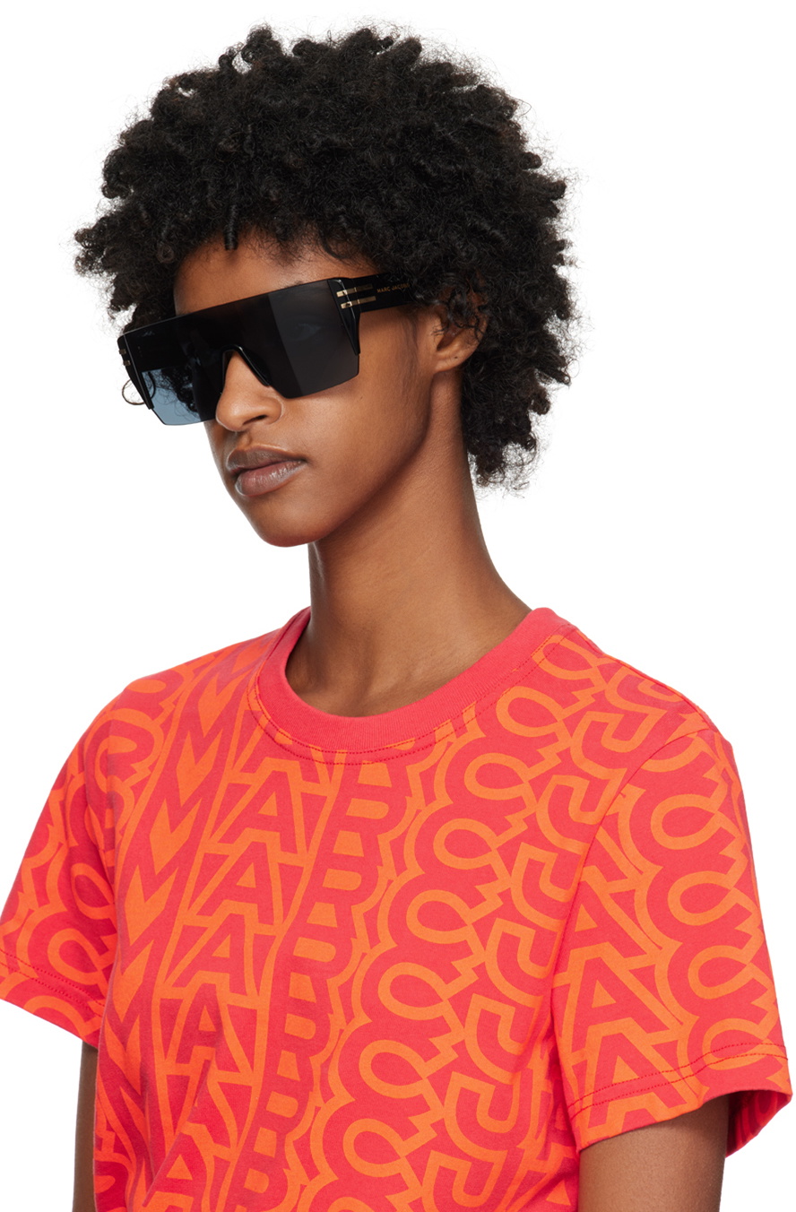 Marc Jacobs Black Shield Sunglasses Marc Jacobs