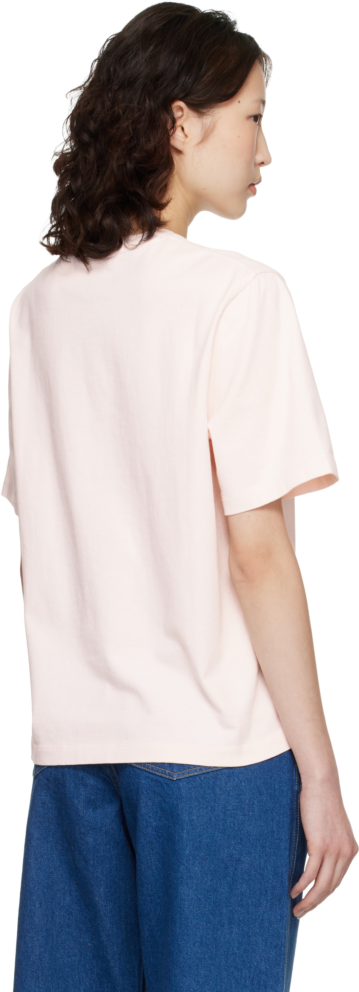 Maison Kitsuné Pink Baby Fox Comfort T-shirt