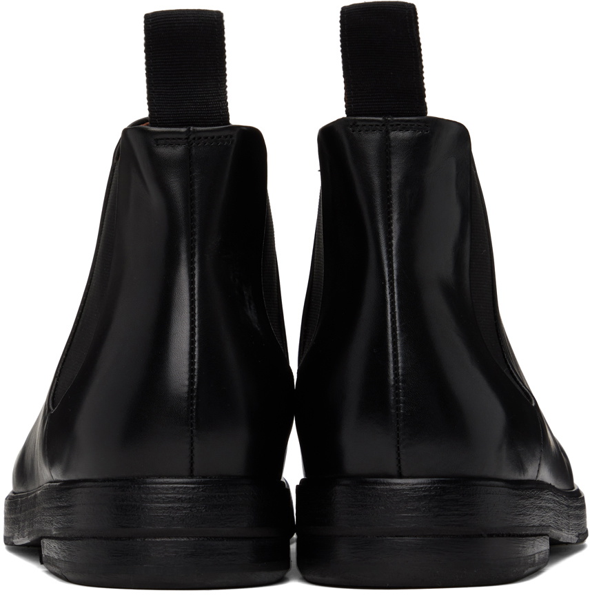 Marsèll Black Zucca Zeppa Beatle Chelsea Boots