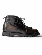 Officine Creative - Artik Burnished-Leather Lace-Up Boots - Brown