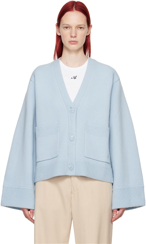 Photo: Axel Arigato Blue Memory Relaxed Cardigan