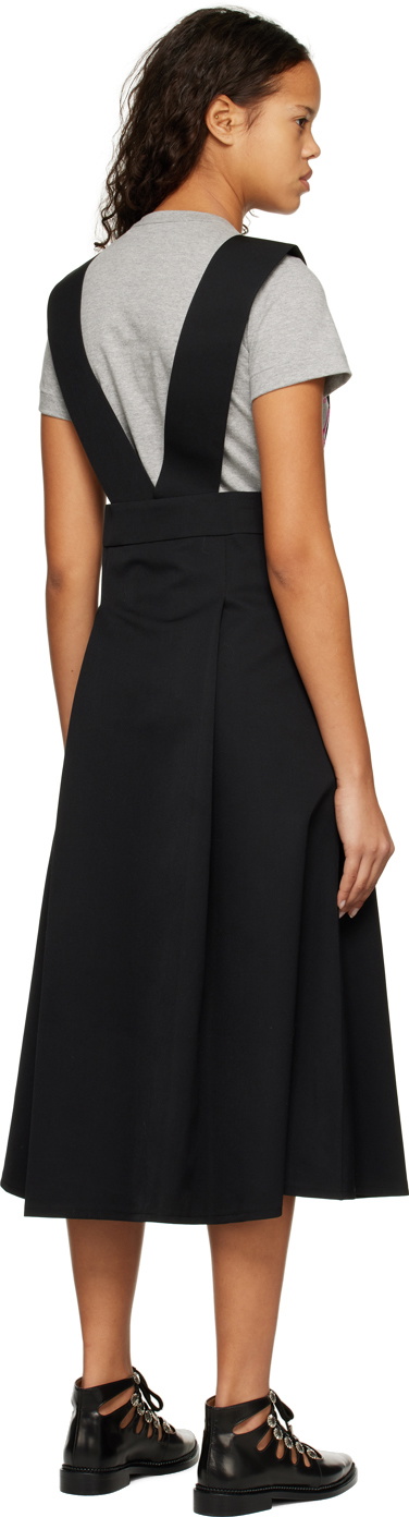 tao Black Flared Midi Skirt