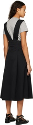 tao Black Flared Midi Skirt