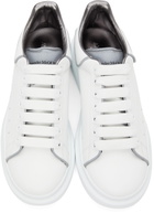 Alexander McQueen SSENSE Exclusive White Reflective Oversized Sneakers