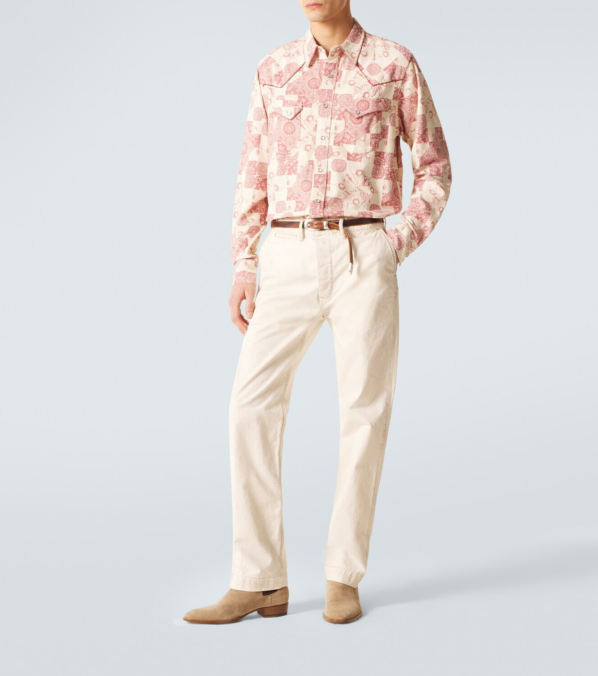 RRL Cotton canvas straight pants