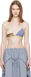 Baserange Blue & Beige Stay Bra