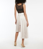 Peter Do - Pleated asymmetric midi skirt