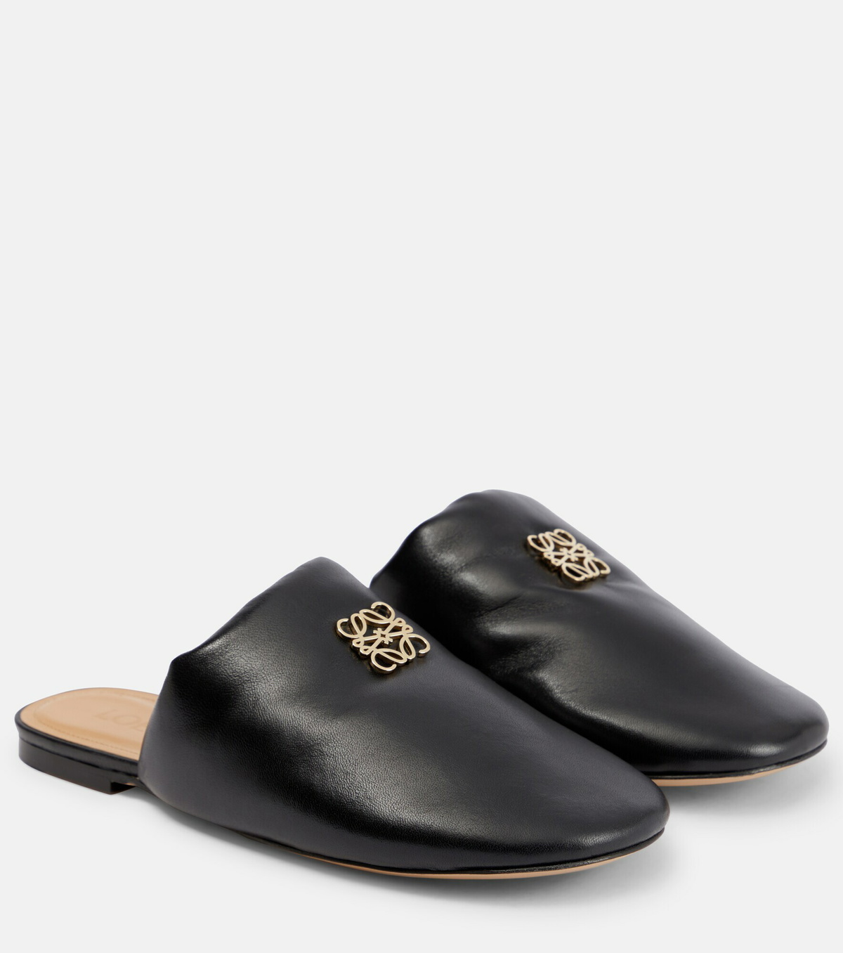 【LOEWE】anagram logo-embellished padded レザー slippers Loewe - Anagram leather slippers Loewe