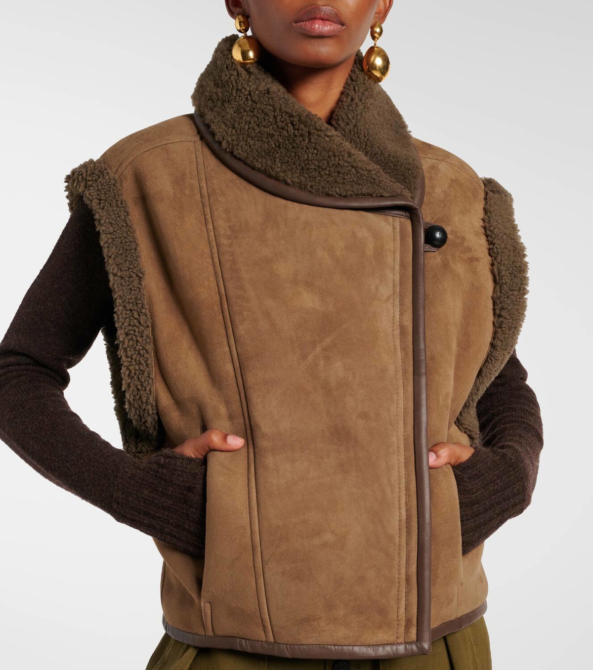 Isabel Marant Alime shearling vest