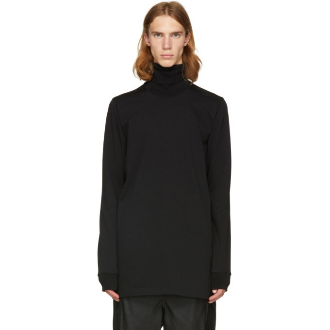 Photo: Rick Owens Black Jersey Turtleneck