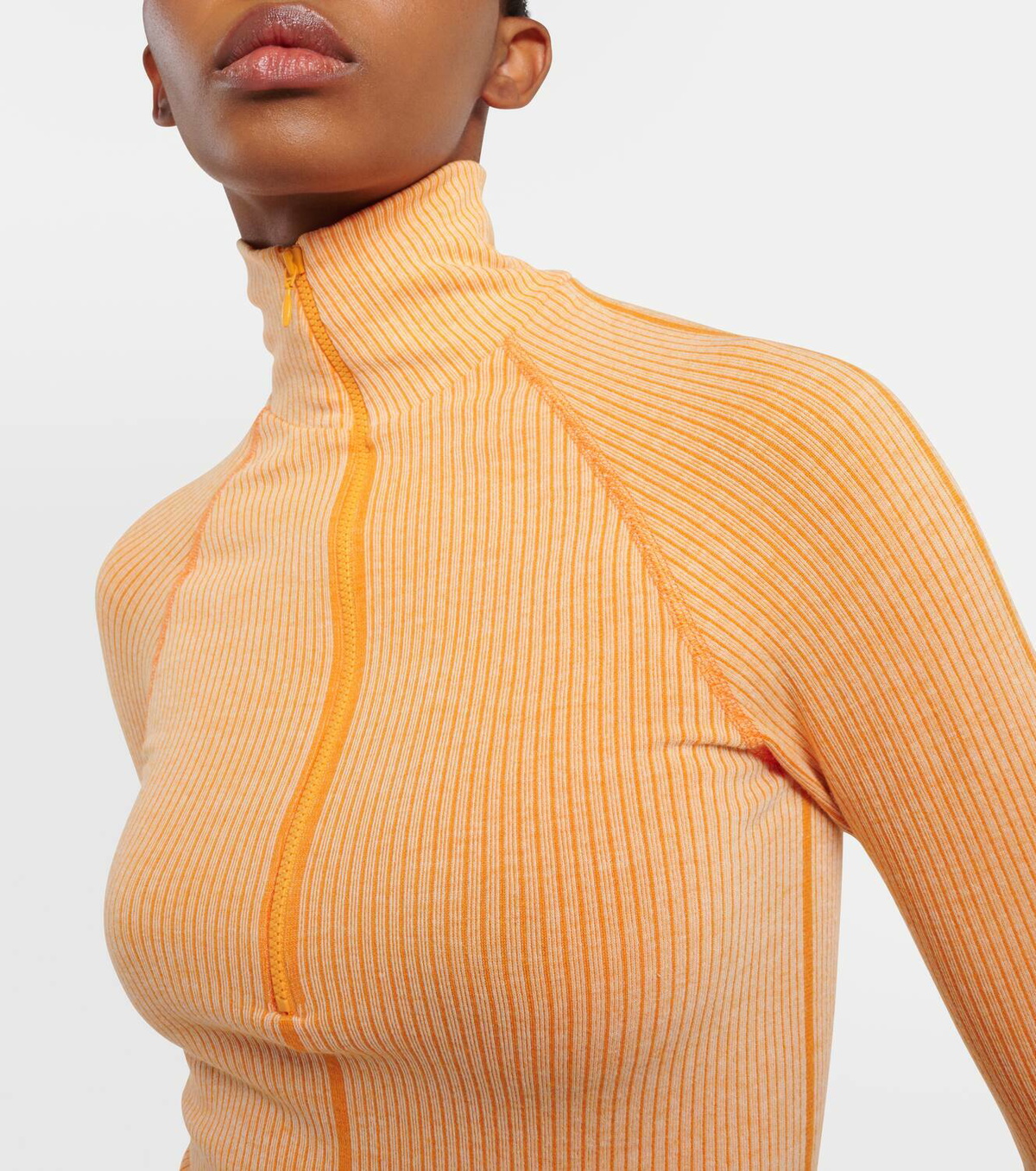 Cordova Sierra ribbed-knit half-zip ski top