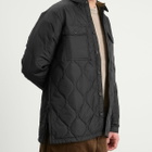 Taion Men's Zip Over Shirt in Black