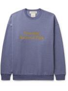 Remi Relief - Printed Cotton-Jersey Sweatshirt - Purple