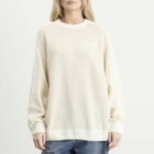 Adidas Women's Knit Jumper in Wonder White/Sand Strata/Alumina