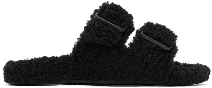 Photo: Balenciaga Black Mallorca Sandals