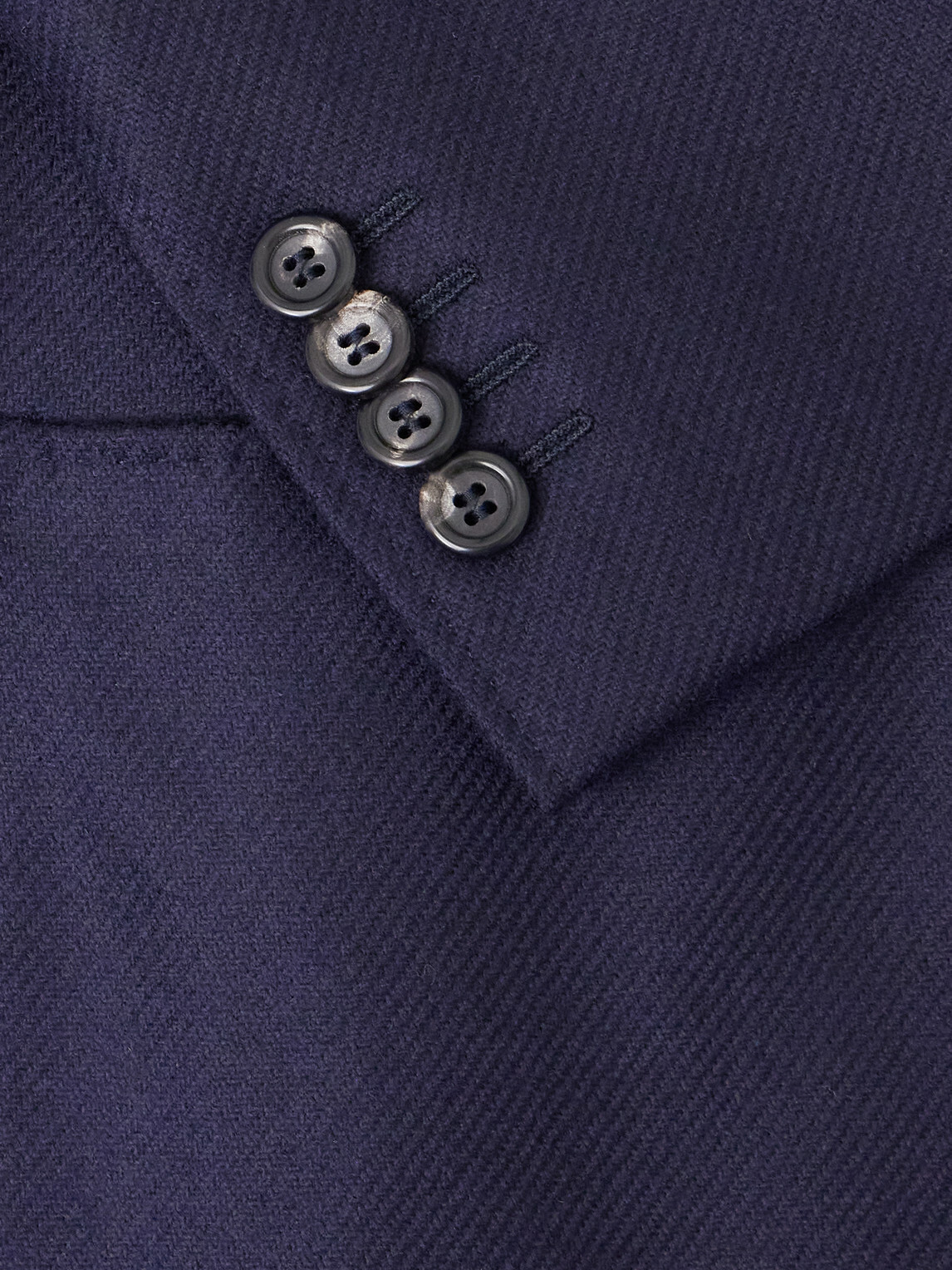 Canali - Kei Double-Breasted Wool and Silk-Blend Blazer - Blue