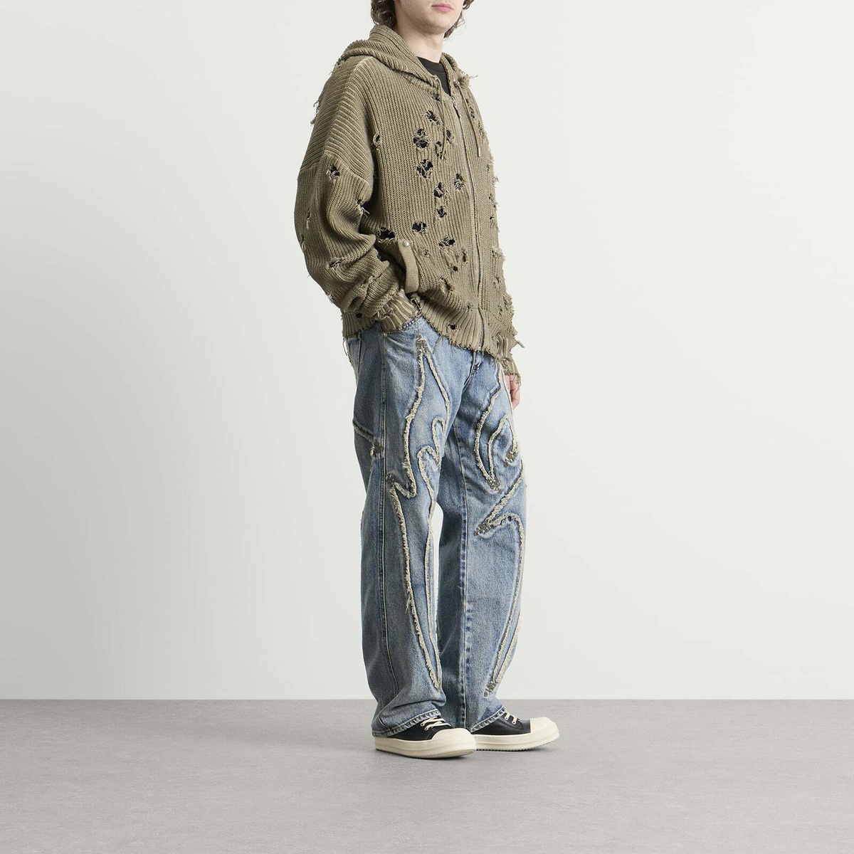 Thug Club Men's Tribal Denim Jeans in Blue