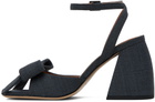 Shushu/Tong SSENSE Work Capsule – Gray Bow Heeled Sandals
