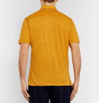 Ermenegildo Zegna - Linen Polo Shirt - Men - Yellow