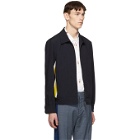 Valentino Navy Wool Track Jacket