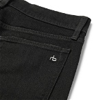 rag & bone - Fit 1 Skinny-Fit Distressed Stretch-Denim Jeans - Black