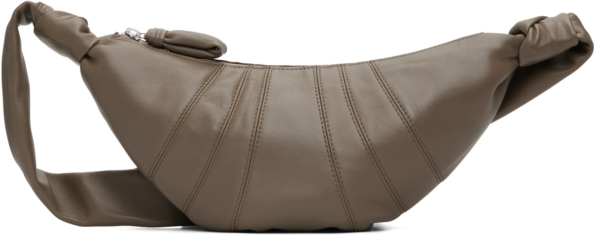 LEMAIRE Khaki Small Croissant Bag