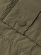 BARBOUR WHITE LABEL - Beaufort Slim-Fit Waxed-Cotton Jacket - Green - UK/US 36