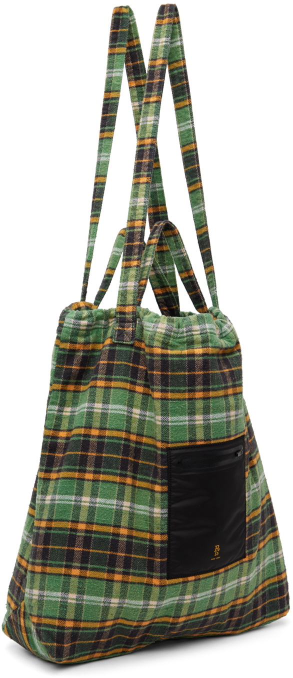R13 Green Oversized Tote