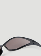 Balenciaga - 0285S 90s Oval Sunglasses in Black