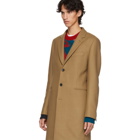 PS by Paul Smith Tan Single-Breasted Coat