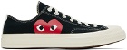 COMME des GARÇONS PLAY Black & White Converse Edition PLAY Chuck 70 Low-Top Sneakers