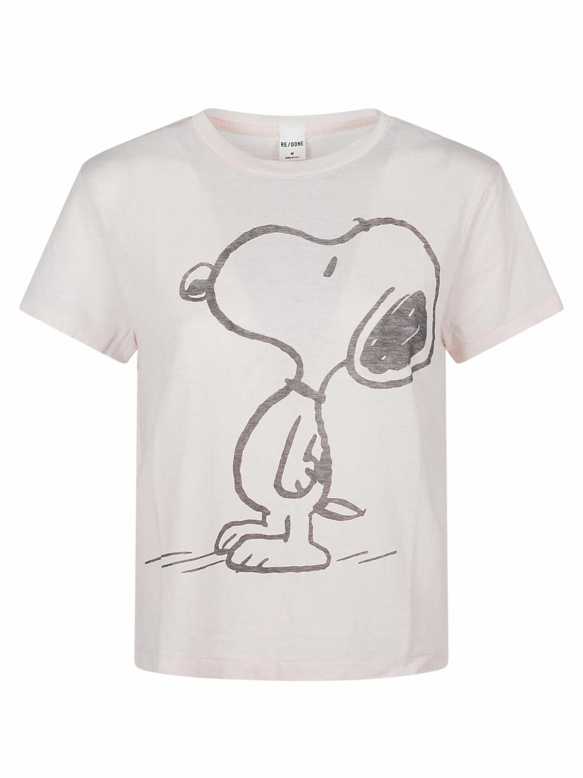 Re/Done White Classic 'Peanuts Crush' T-shirt Re/Done