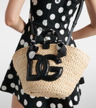 Dolce&Gabbana Kendra Medium raffia tote bag